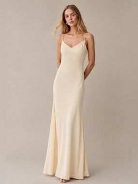 NWT O.p.t Few Moda Ivory Slip Dress Size 10